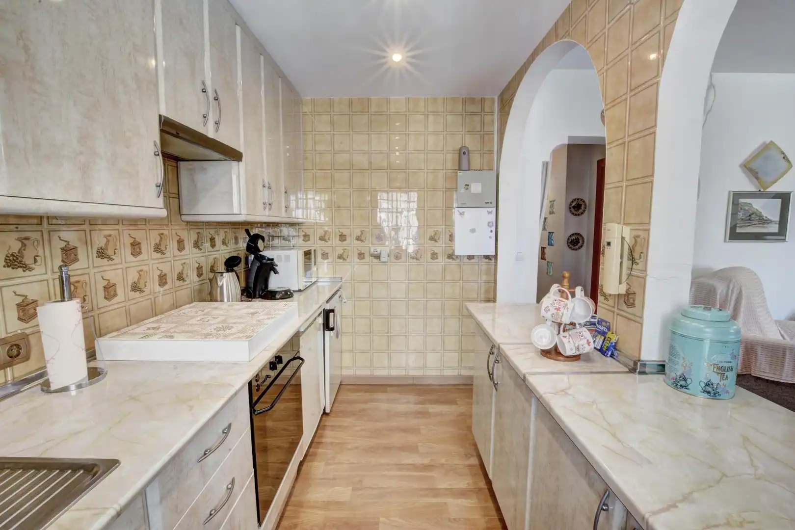 Kitchen of Detached homes for sale in Benalmádena  with Air Conditioner, Heating and Terrace