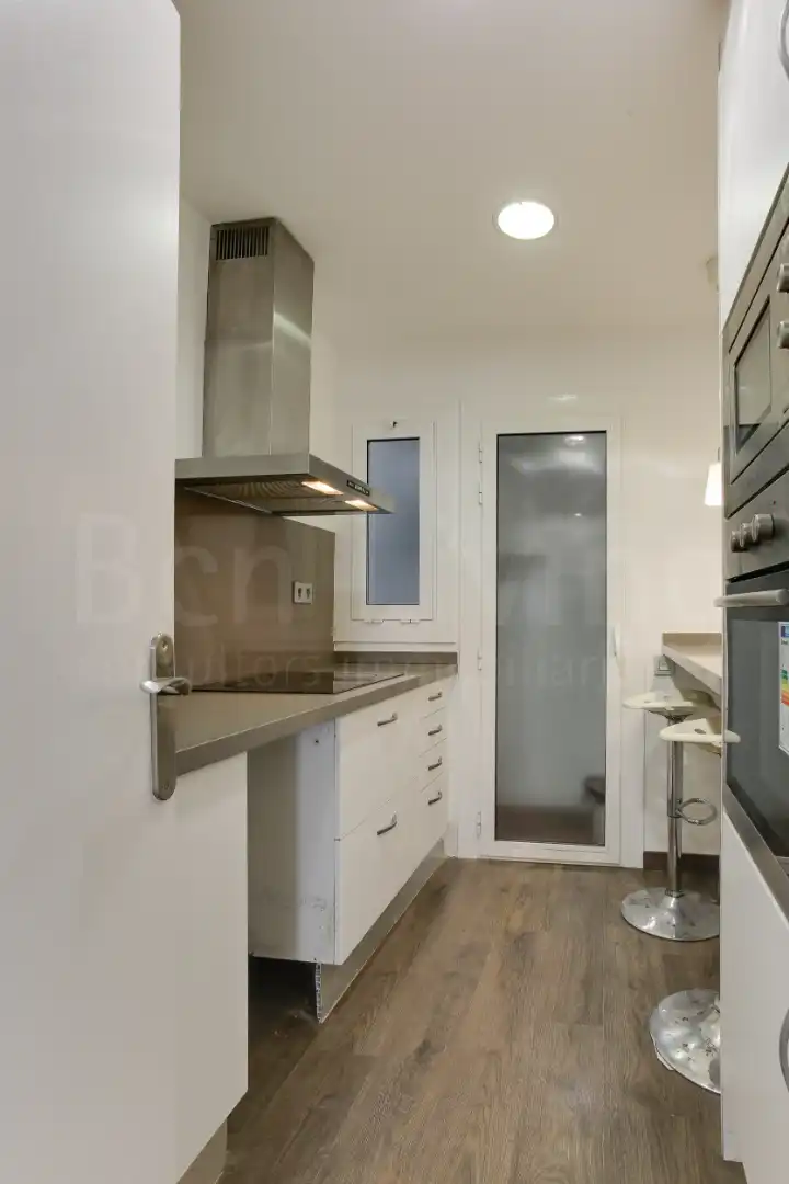 Kitchen of Flat for rent in Barcelona  with Air Conditioner, Heating and Parquet flooring