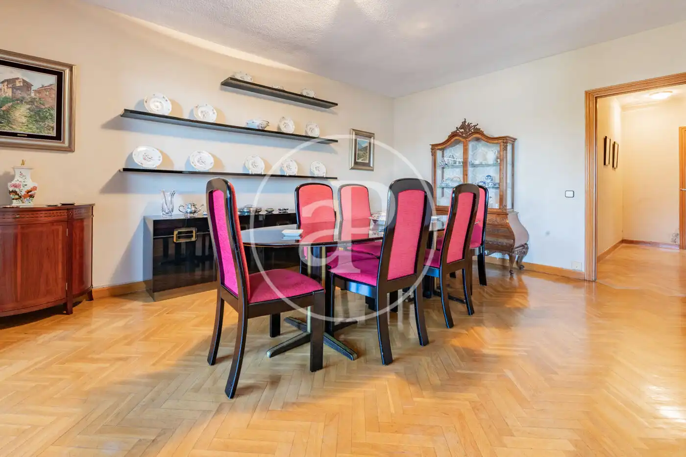 Dining room of Flat for sale in Madrid  with Heating, Terrace and Storage room