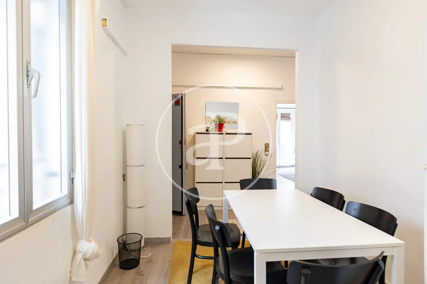 Dining room of Flat for sale in Barcelona  with Heating, Furnished and Balcony