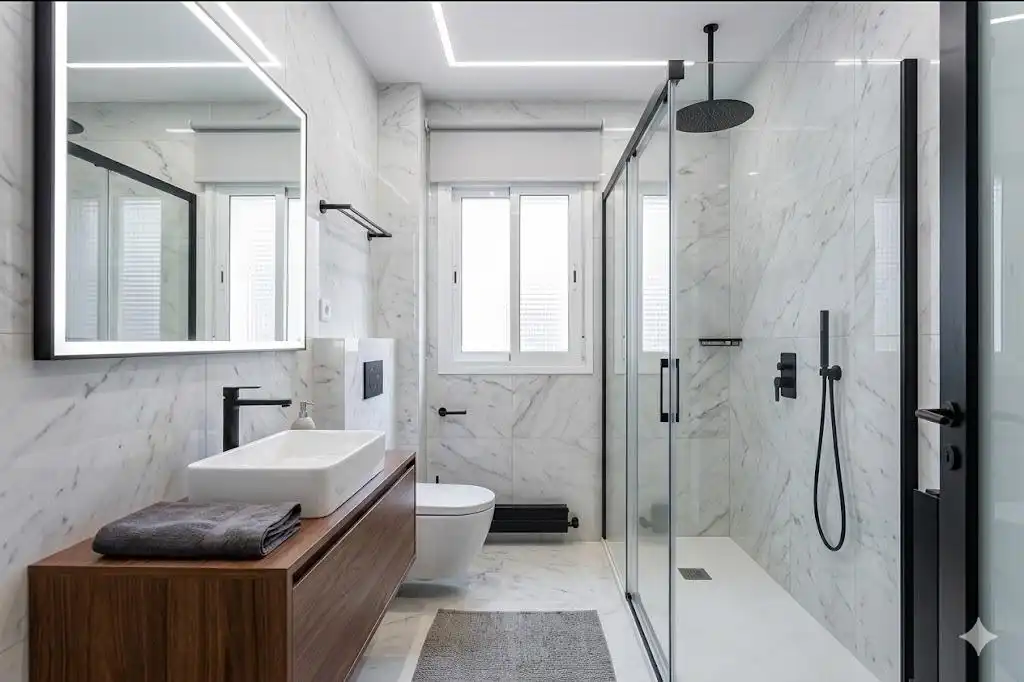 Bathroom of Flat for sale in Madrid  with Heating