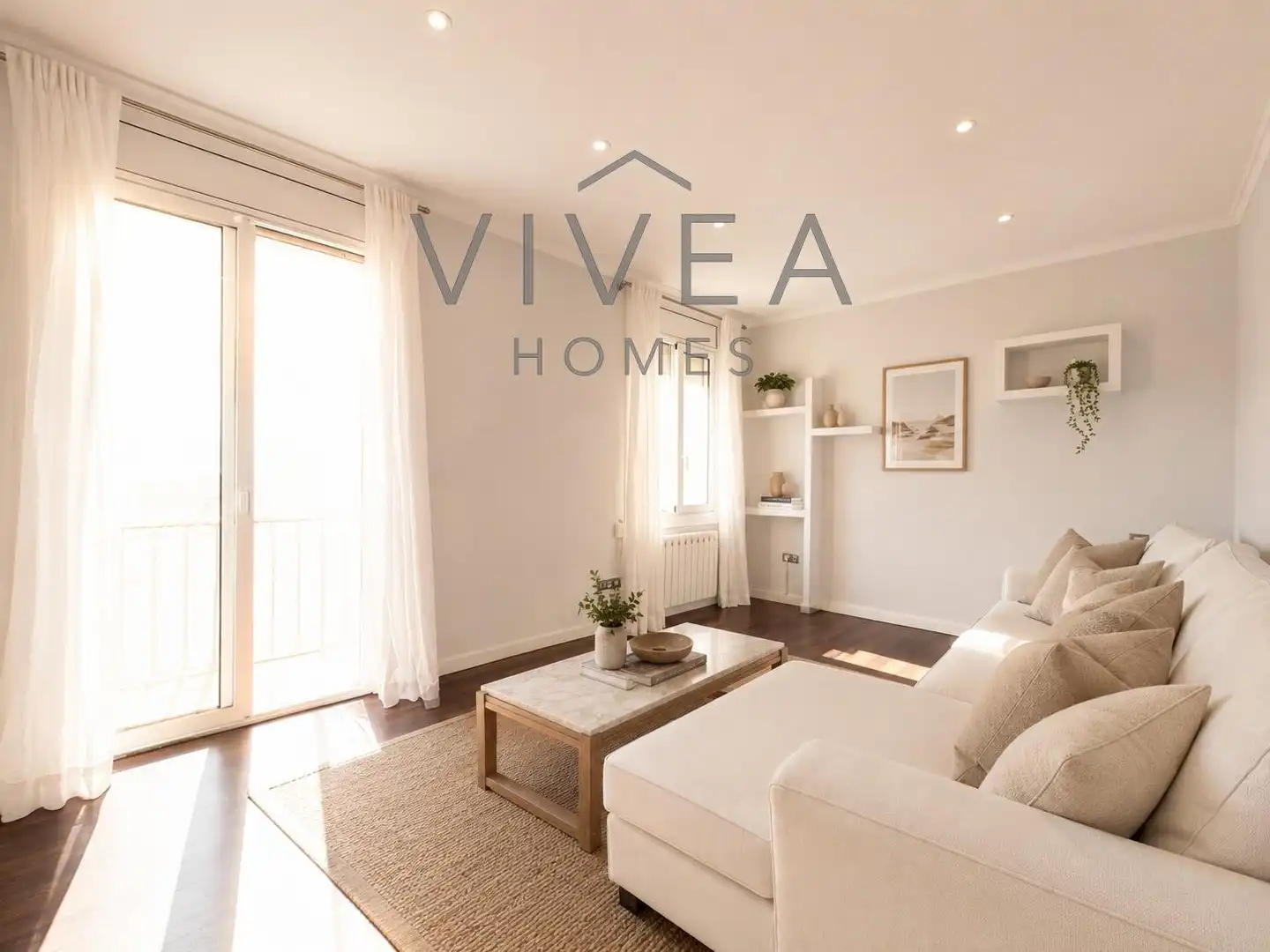 Sala de estar de Piso en venta en Terrassa con Parquet