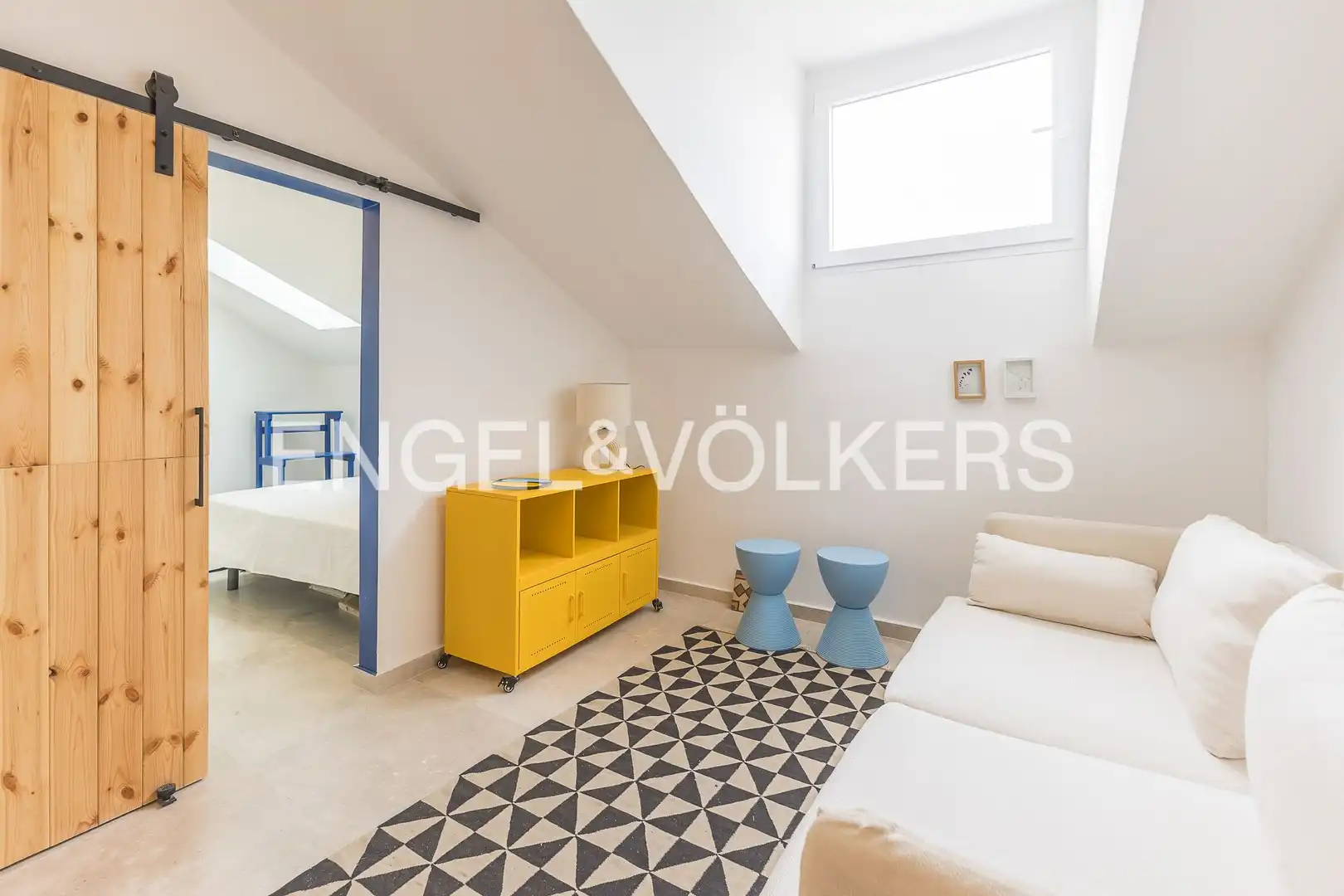 Wohnzimmer von Wohnung zur Miete in Madrid mit Klimaanlage, Heizung und Möbliert