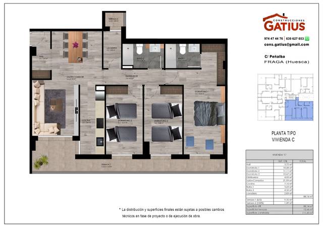 Piso en Venta en Camino I en Fraga