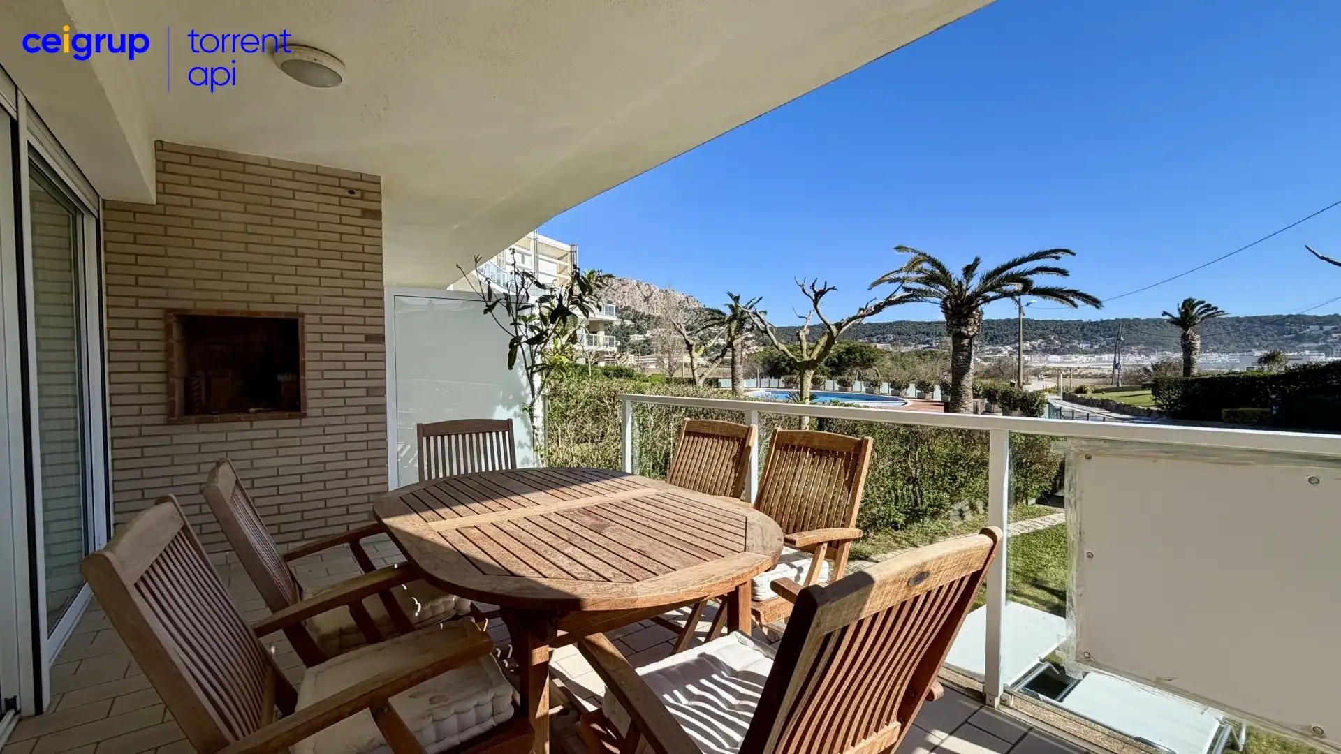 Terrasse von Wohnung zum Verkauf in L'Estartit mit Terrasse, Abstellraum und Schwimmbad