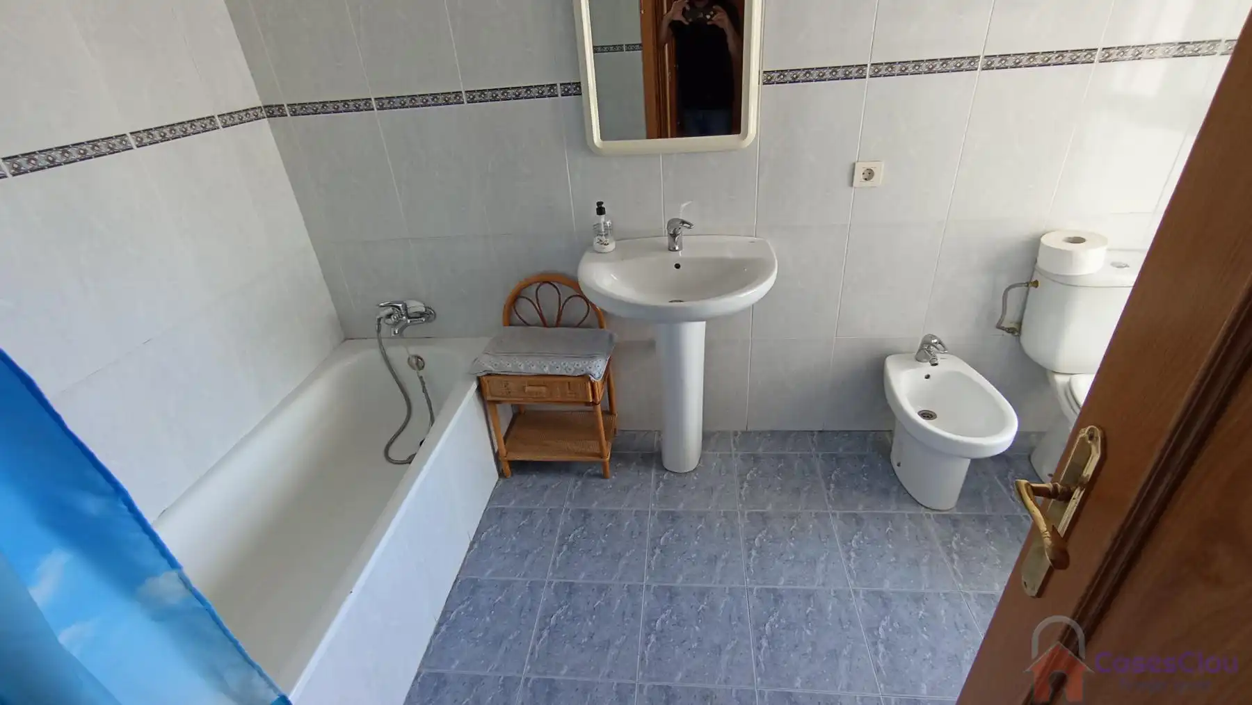 Badezimmer von Dachboden zum Verkauf in Castellón de la Plana / Castelló de la Plana mit Klimaanlage, Heizung und Terrasse