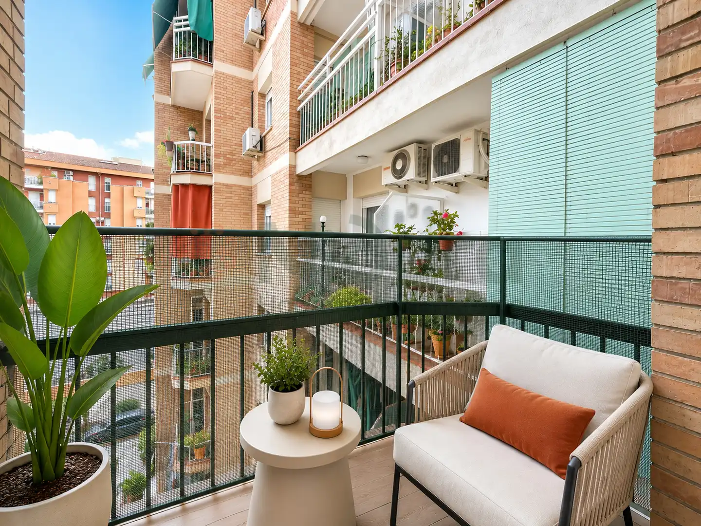 Terrasse von Wohnung zum Verkauf in Barcelona mit Möbliert, Ofen und Balkon