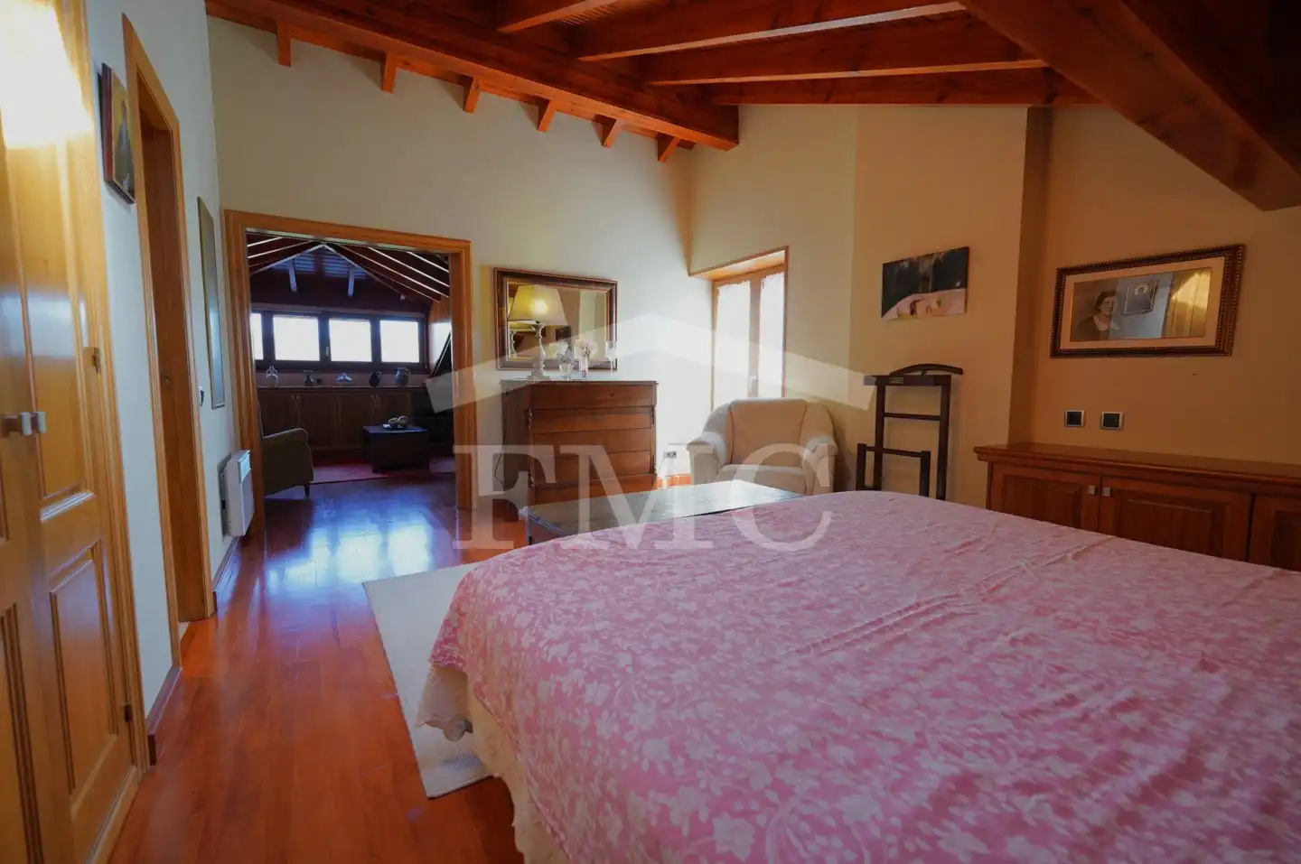Sala d'estar de Pis en venda en Bolvir amb Calefacció, Parquet i Terrassa