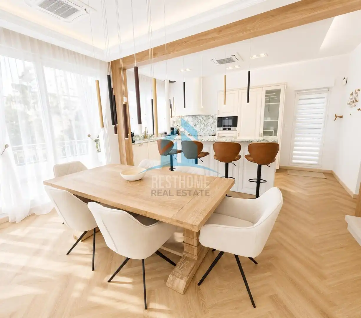 Dining room of Houses for sale in Cullera  with Air Conditioner, Terrace and Jacuzzi