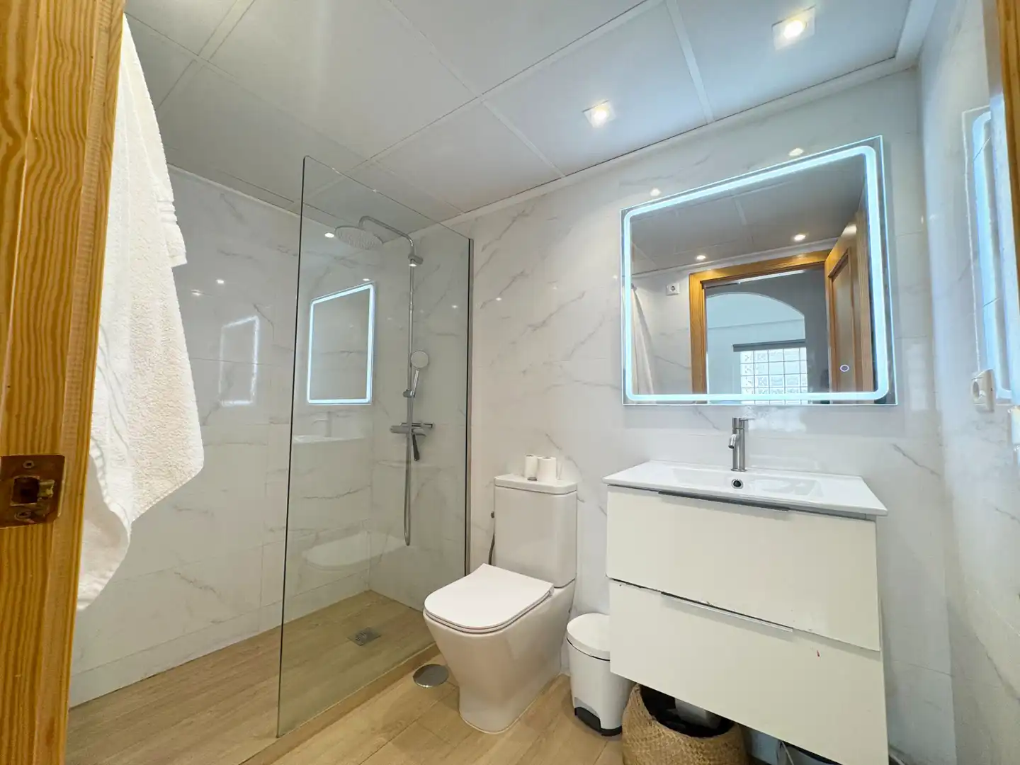Baño de Casa adosada en venta en Murcia con Aire acondicionado, Jardín privado y Terraza
