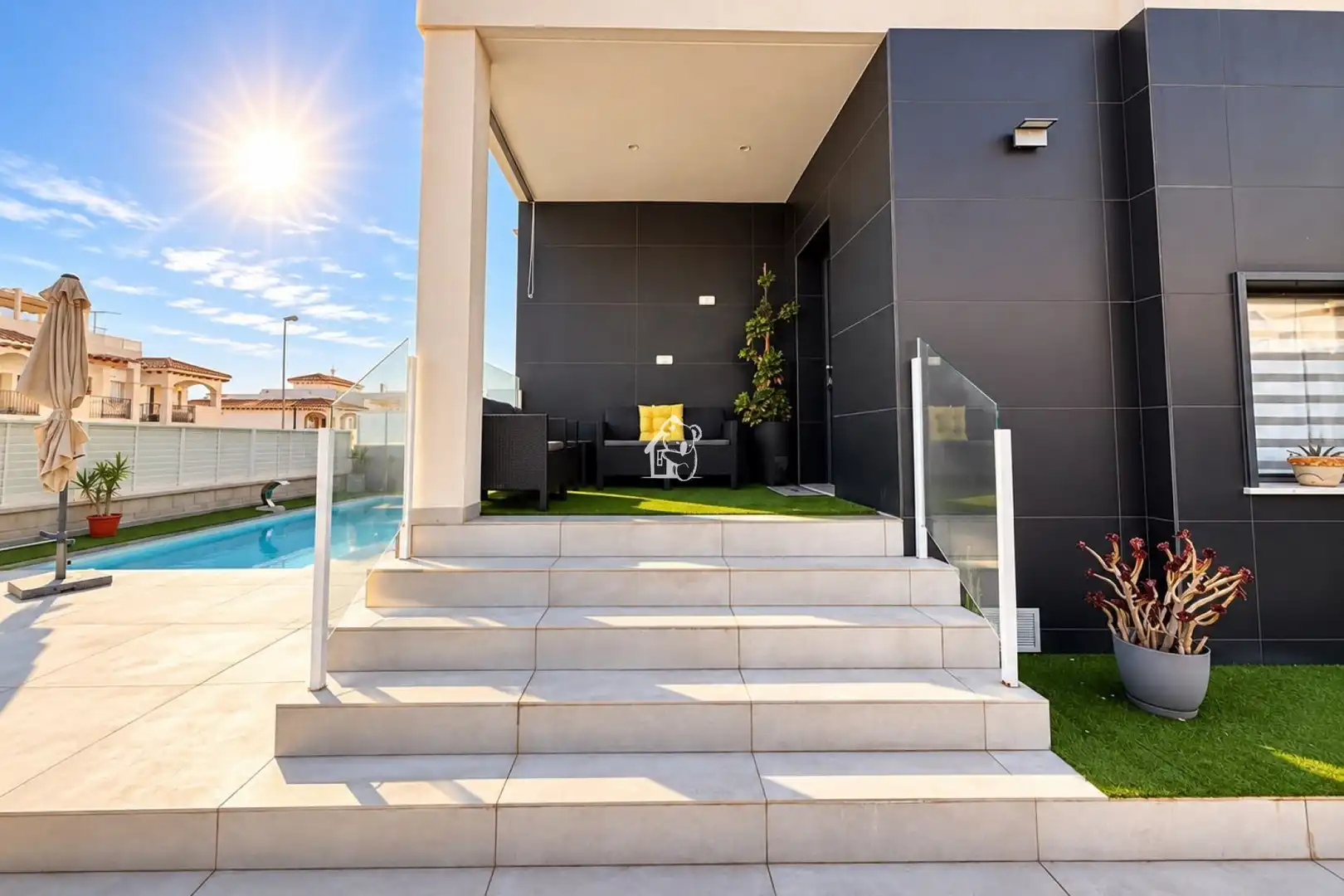 Terrace of Houses for rent in Orihuela  with Air Conditioner, Private garden and Terrace