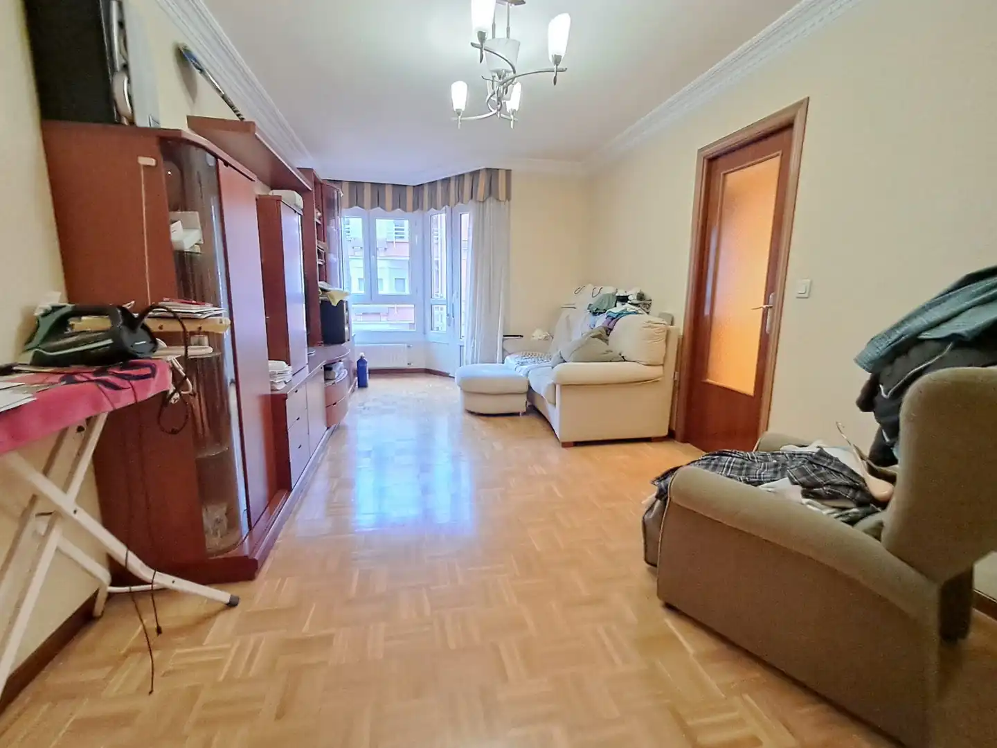 Wohnzimmer von Wohnung zum Verkauf in Valle de Trápaga-Trapagaran mit Heizung, Abstellraum und Möbliert