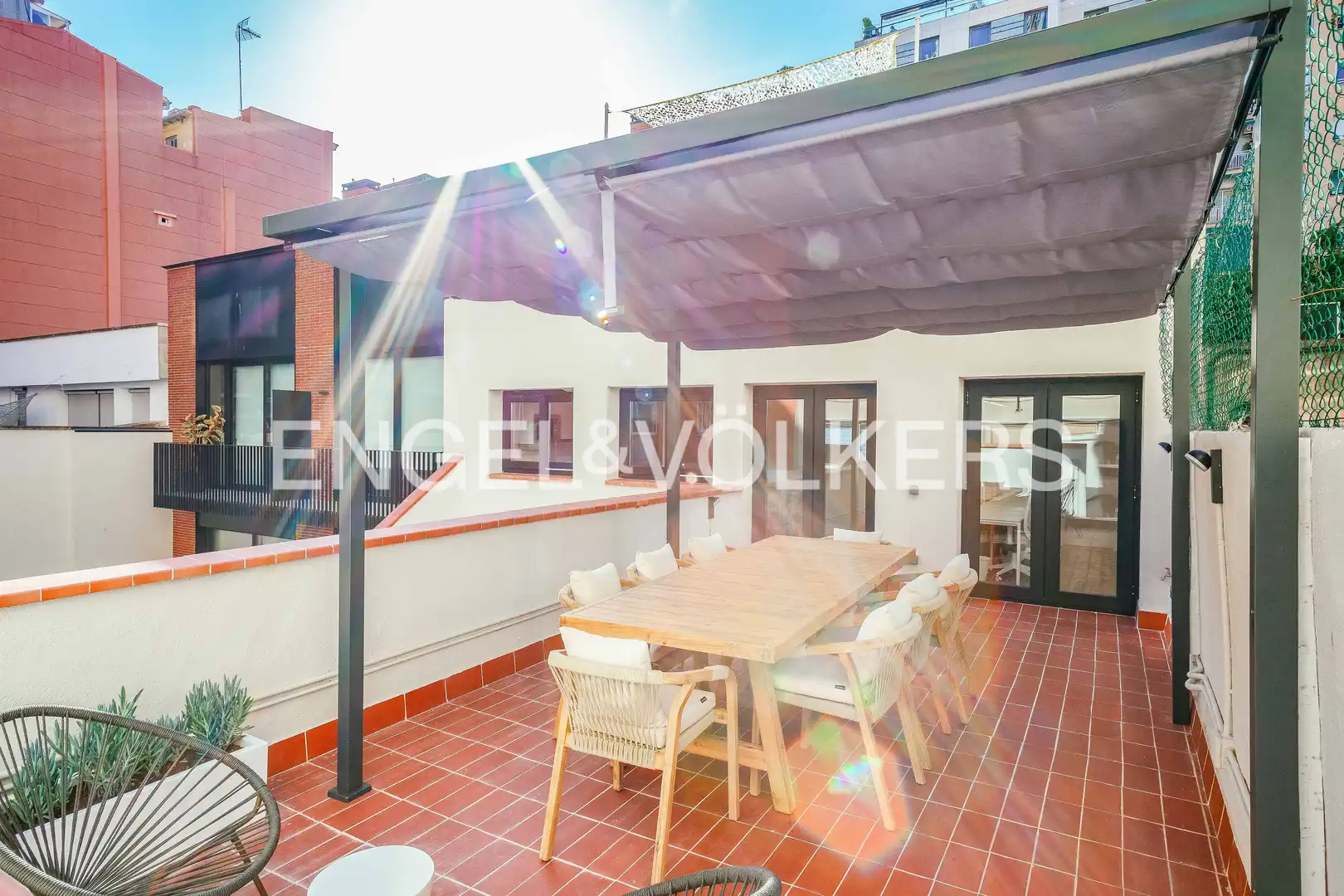 Terraza de Casa adosada en venta en Barcelona con Aire acondicionado, Calefacción y Jardín privado