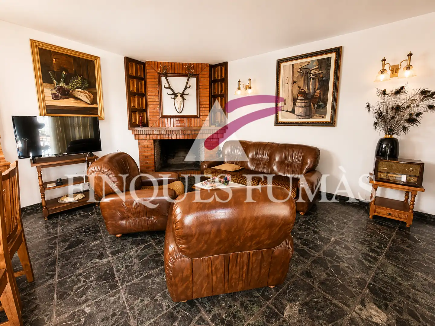 Sala de estar de Casa o chalet en venta en Montoliu de Segarra con Terraza, Trastero y Amueblado