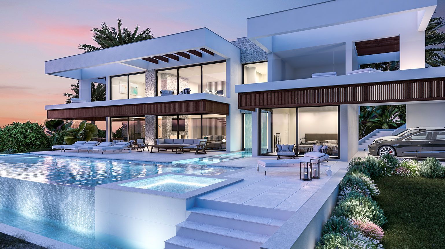 Exterior view of House or chalet to rent in Marbella  with Air Conditioner, Private garden and Terrace