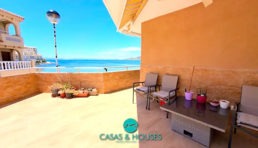 Terrace of Apartments for sale in La Manga del Mar Menor  with Air Conditioner, Heating and Terrace