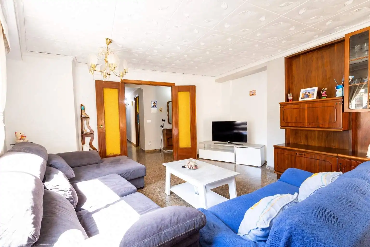 Wohnzimmer von Wohnung zum Verkauf in Gandia mit Balkon
