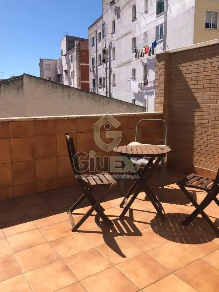 Balcony of Flat for rent in Cáceres  with Air Conditioner, Heating and Terrace
