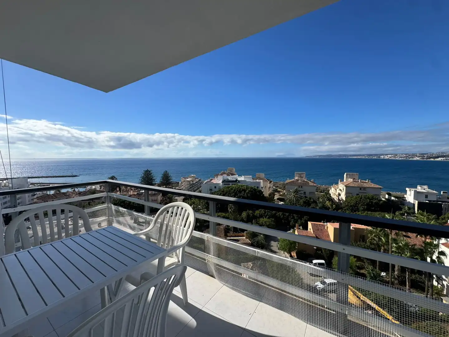 Terraza de Apartamento en venta en Estepona con Terraza, Piscina y Amueblado