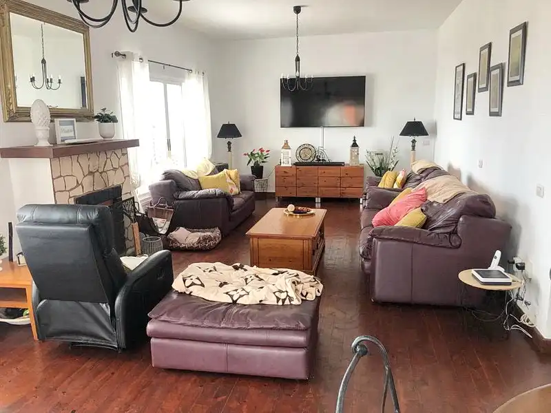 Living room of Houses for sale in Santa Úrsula  with Private garden, Terrace and Swimming Pool