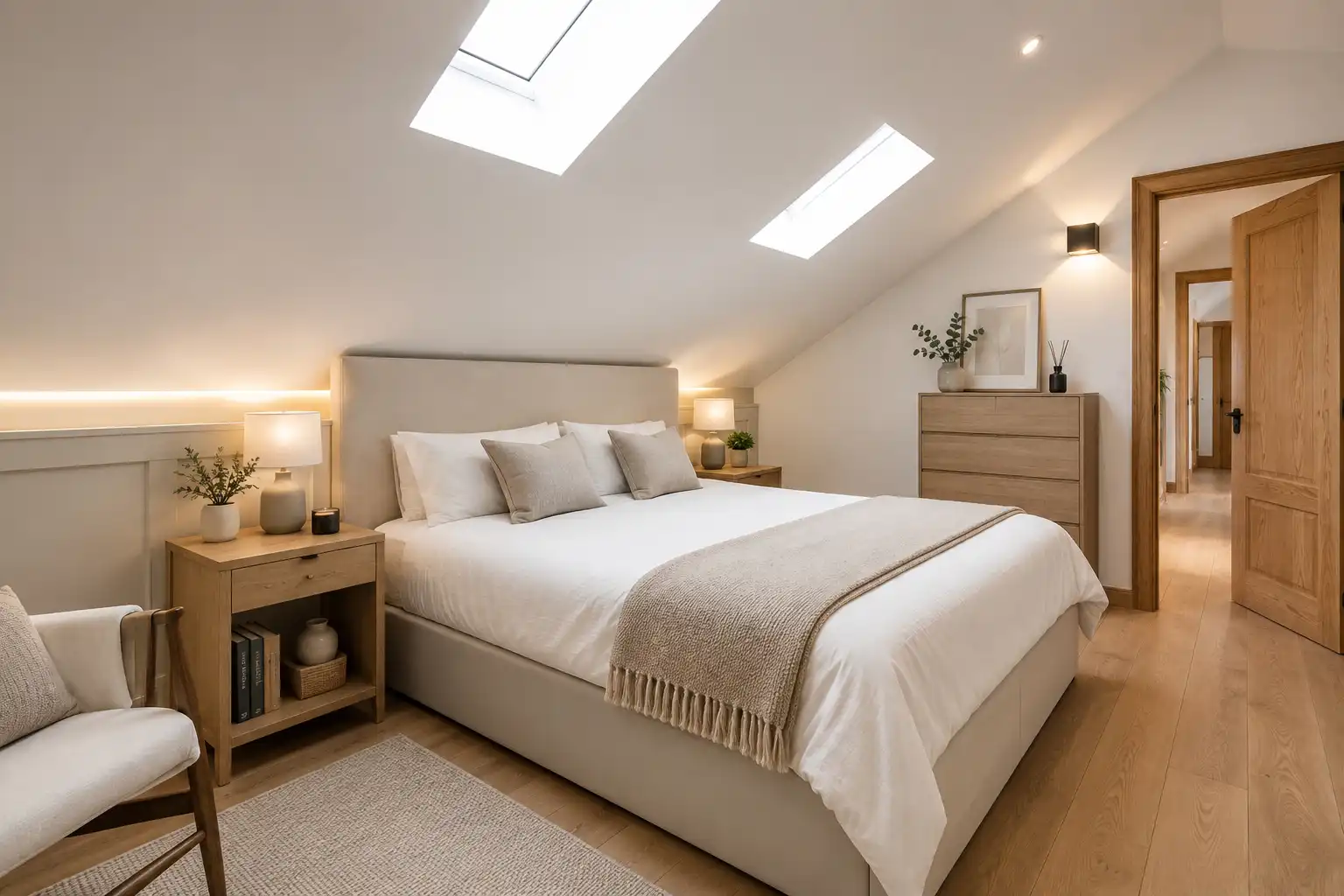 Bedroom of Flat for sale in Brunete  with Air Conditioner, Heating and Private garden