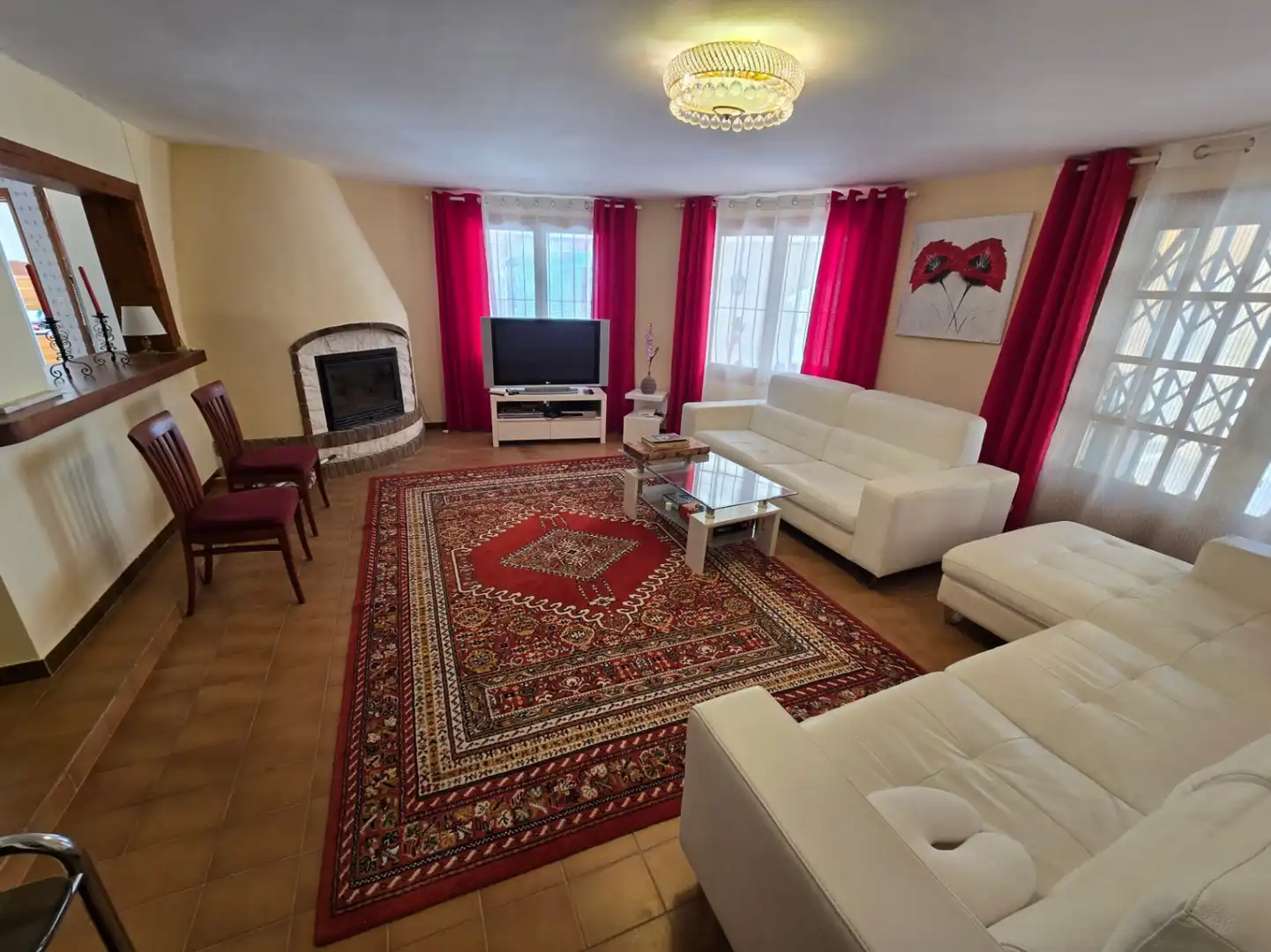 Sala d'estar de Casa o xalet en venda en Calpe / Calp
