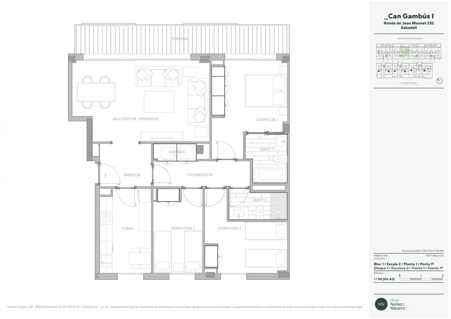 Flat for rent in RDA. JEAN MONNET 230-238, SABADELL, Can Gambús