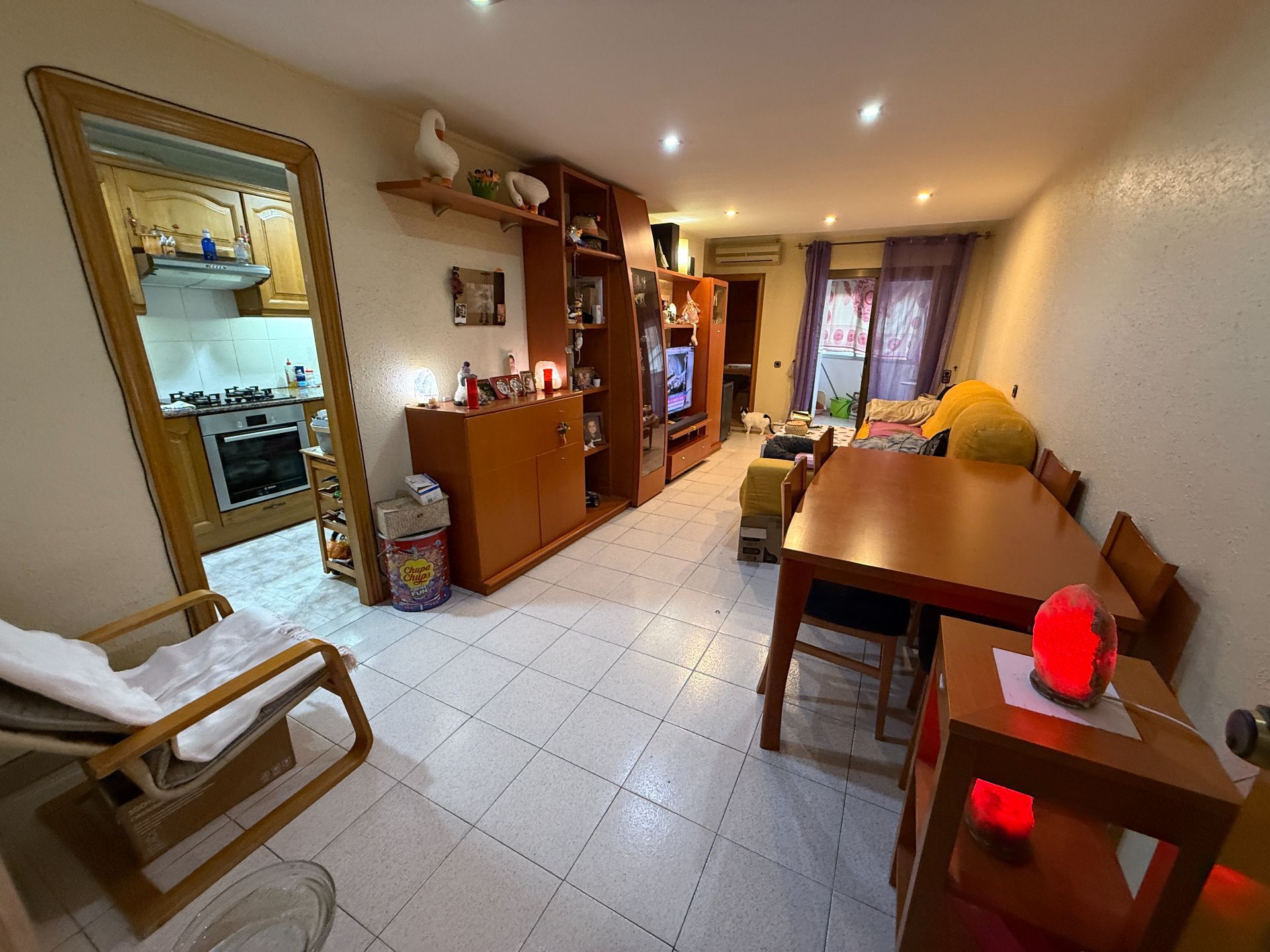 Living room of Flat for sale in Santa Coloma de Gramenet  with Air Conditioner, Heating and Terrace