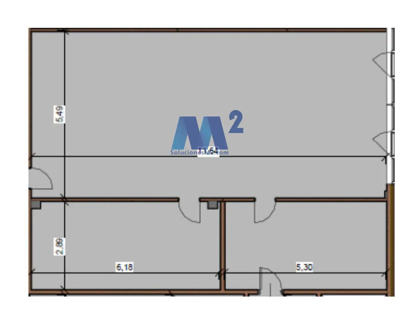 Office for rent in Rejas