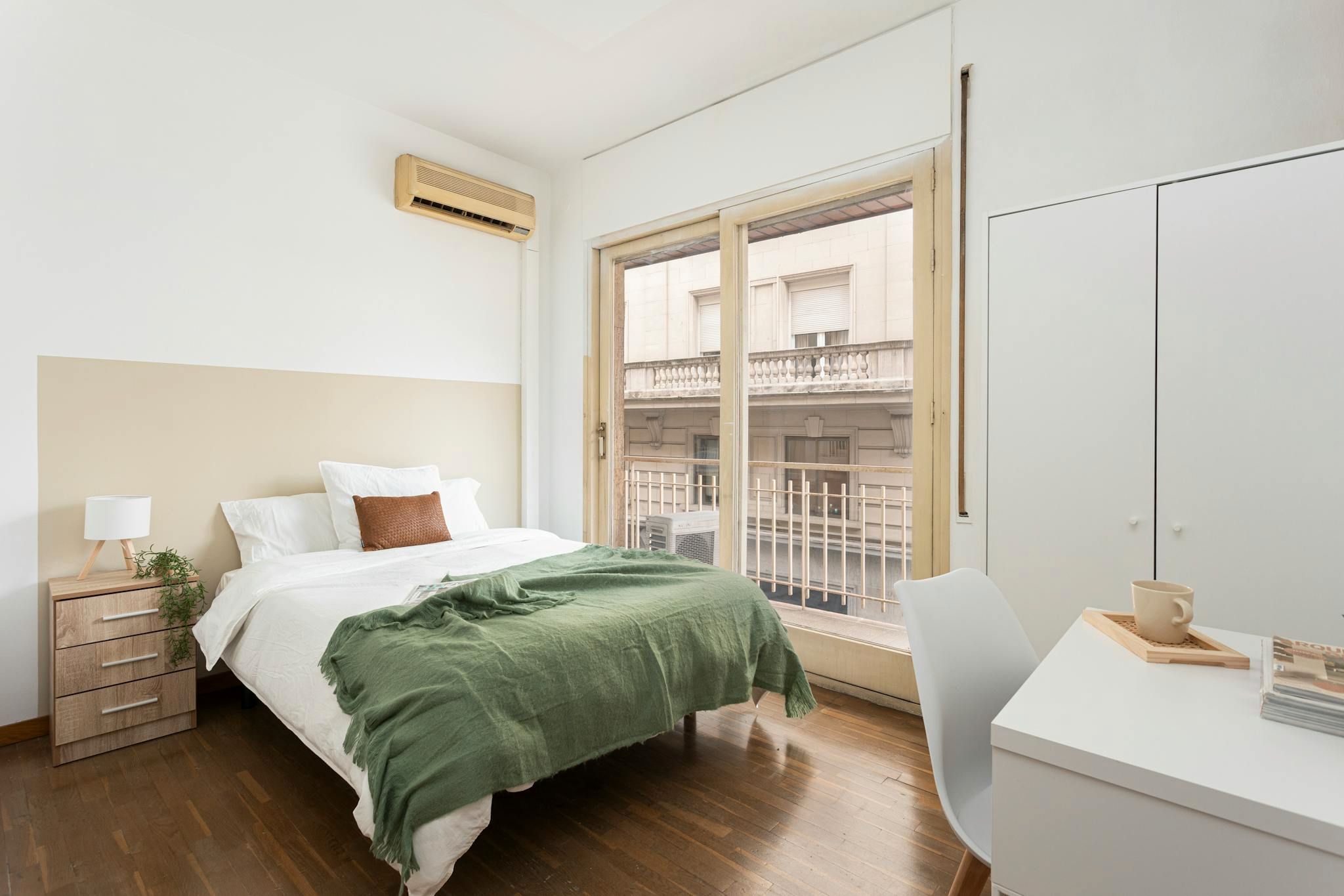 Bedroom of Flat to rent in  Barcelona Capital  with Air Conditioner, Furnished and Washing machine