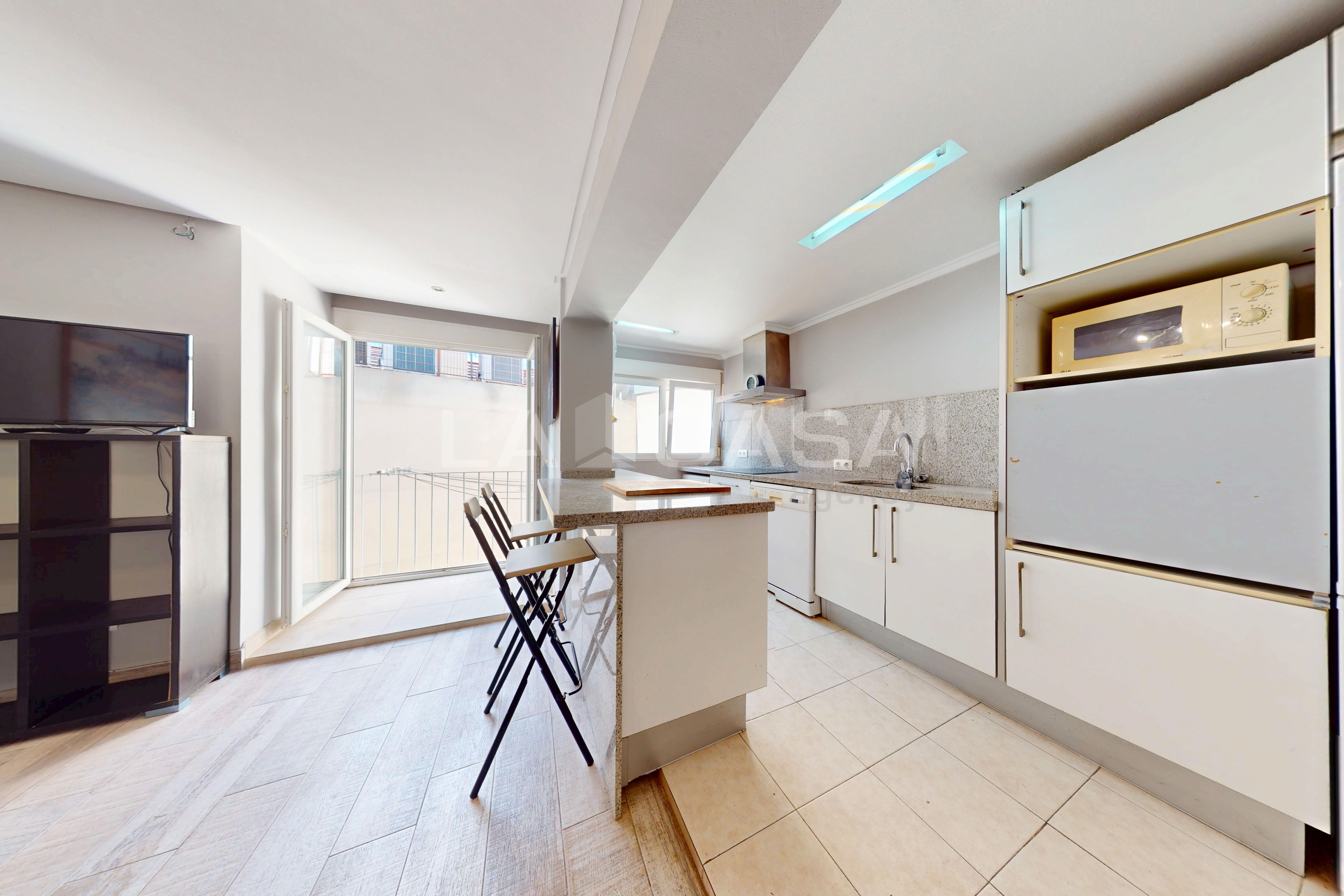 Kitchen of Flat for sale in  Valencia Capital  with Balcony