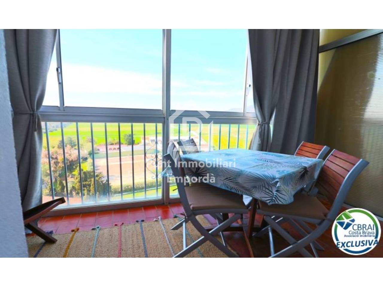 Terrasse von Wohnung zum Verkauf in Roses mit Heizung, Terrasse und Abstellraum