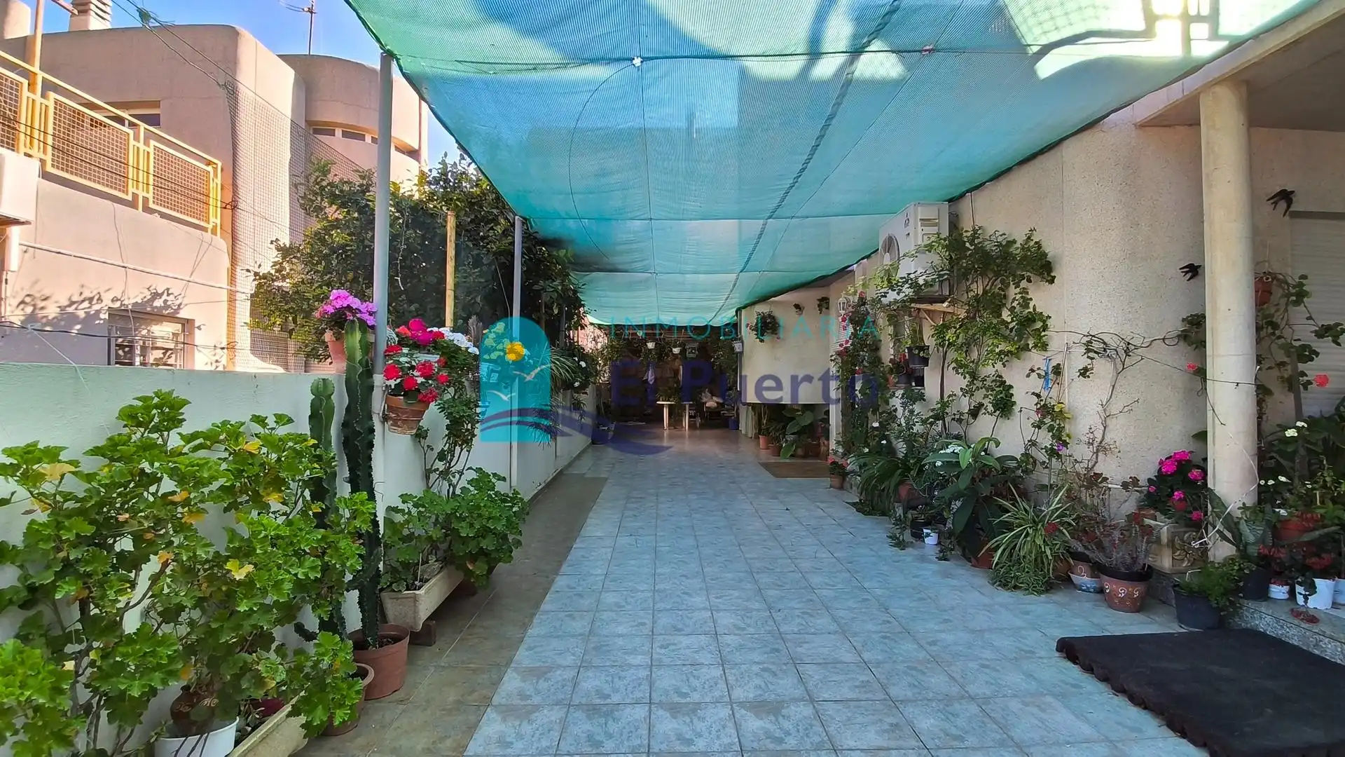Terrasse von Maisonette zum Verkauf in Mazarrón mit Klimaanlage, Privatgarten und Terrasse