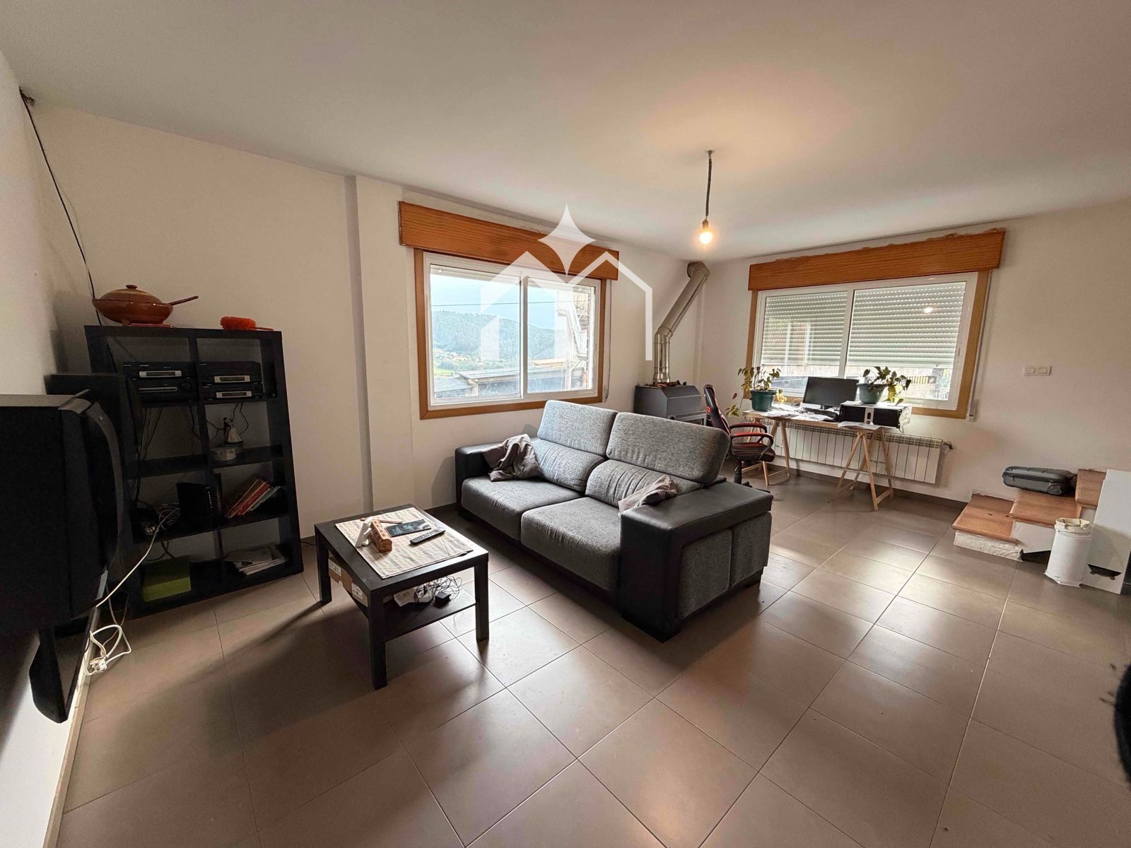 Living room of Single-family semi-detached for sale in Pontevedra Capital   with Heating and Storage room