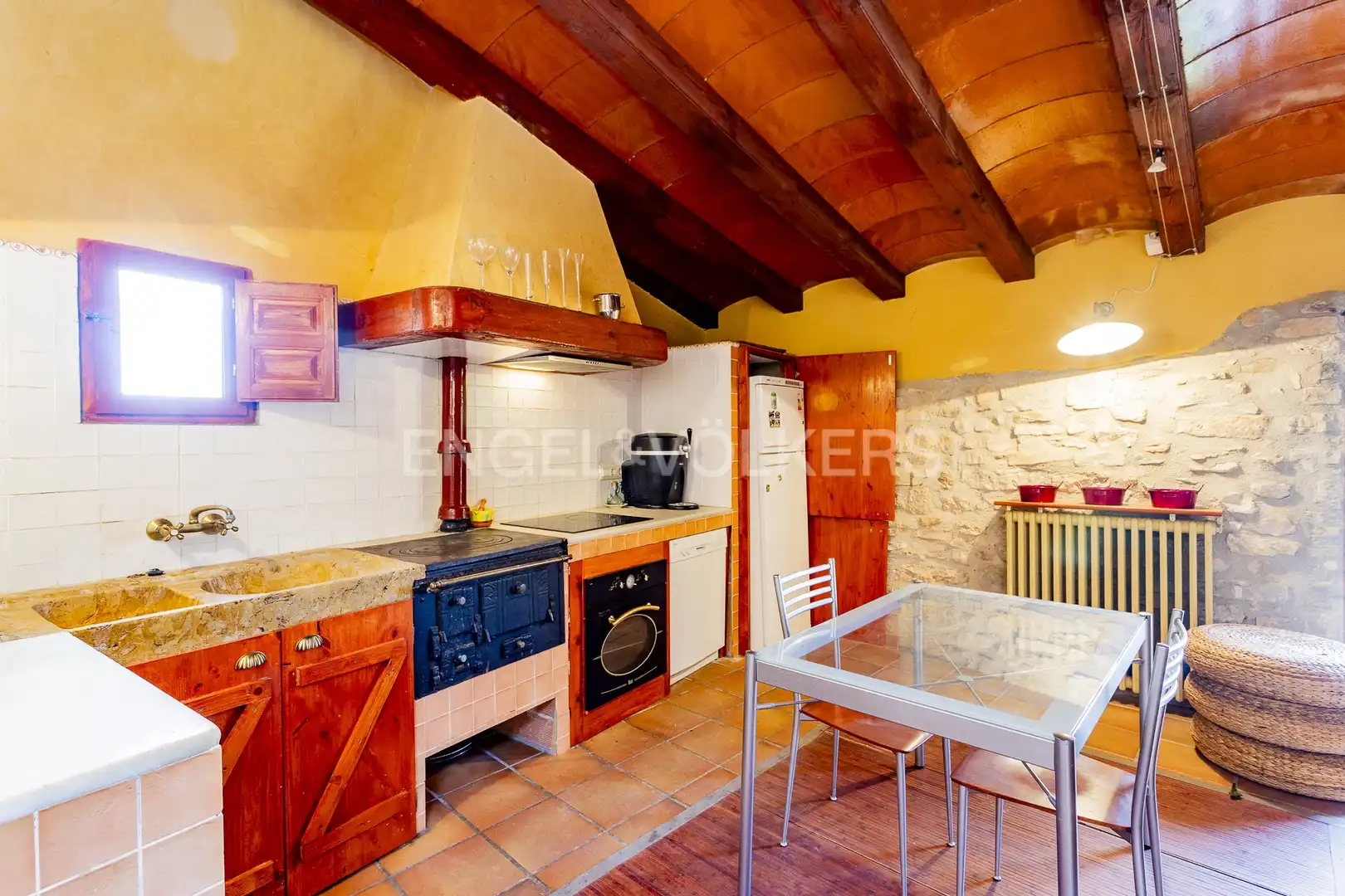 Cocina de Casa o chalet en venta en Bellprat con Calefacción, Parquet y Terraza