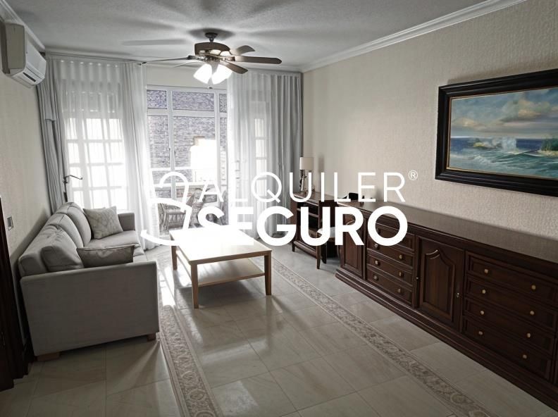 Living room of Flat to rent in  Sevilla Capital  with Air Conditioner and Furnished