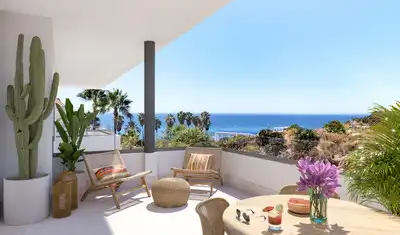 Attique avec piscine à vendre à El Faro de Calaburra - Chaparral, imagen 9