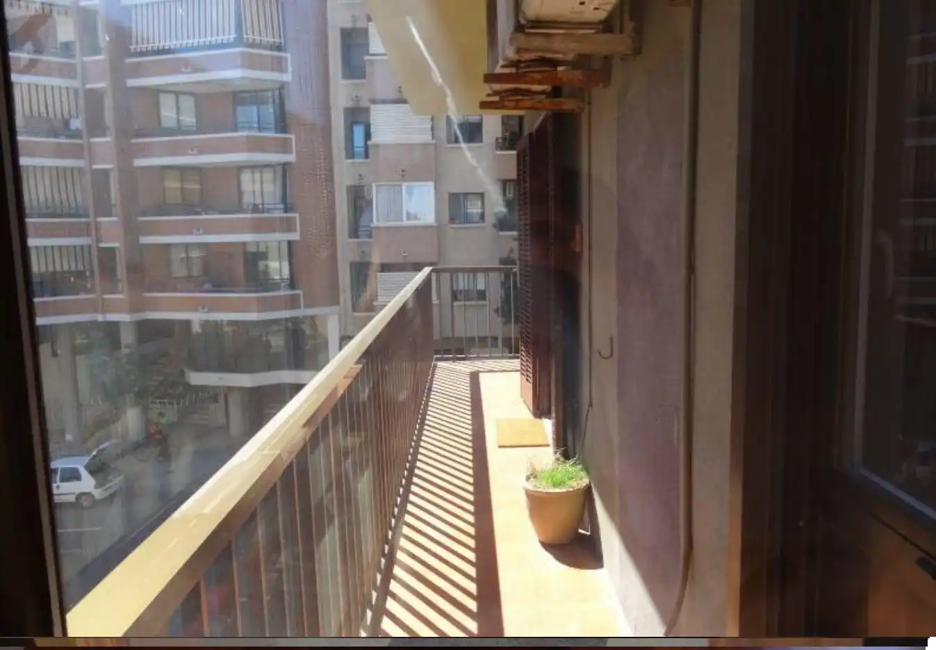 Balcony of Flat for rent in  Palma de Mallorca  with Air Conditioner, Parquet flooring and Balcony