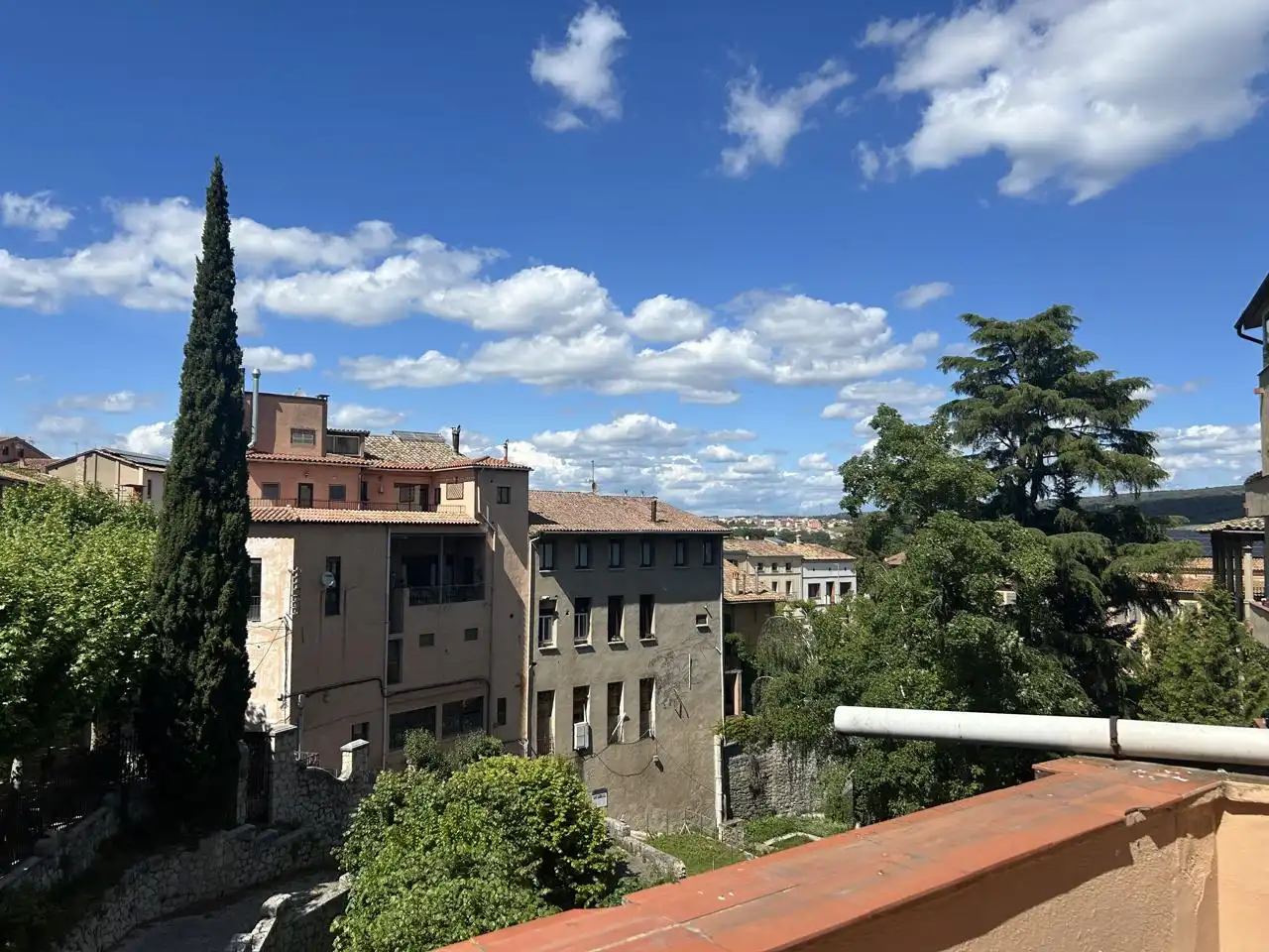 Vista exterior de Piso en venta en Centelles con Terraza