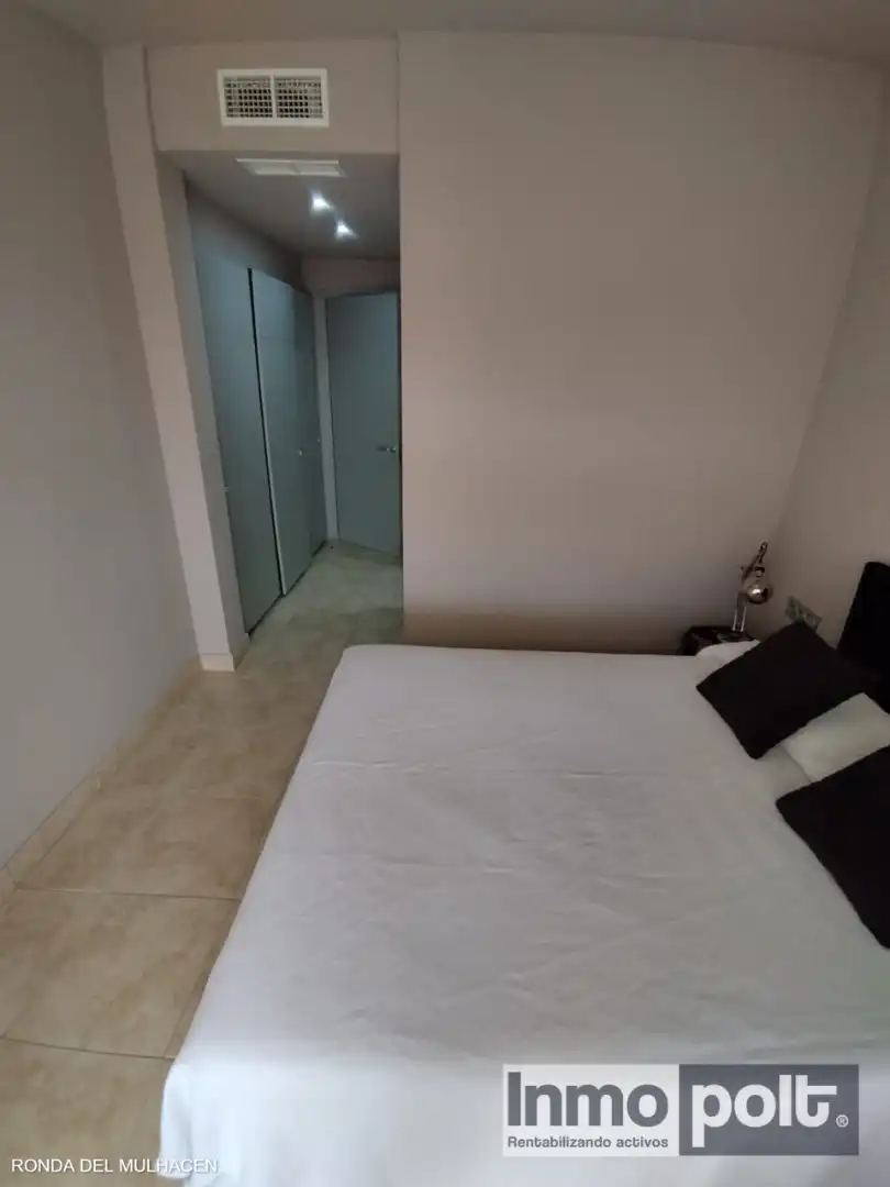 Schlafzimmer von Wohnung zur Miete in Vera mit Klimaanlage, Heizung und Privatgarten