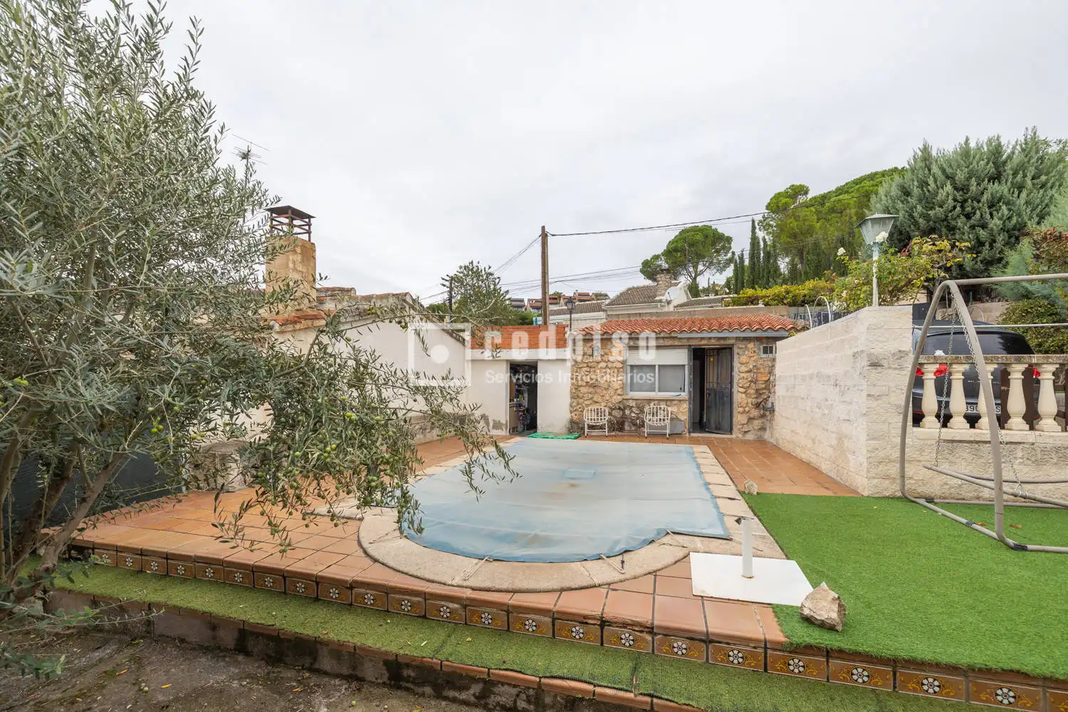 Vista exterior de Casa o chalet en venta en Orusco de Tajuña con Aire acondicionado, Calefacción y Terraza