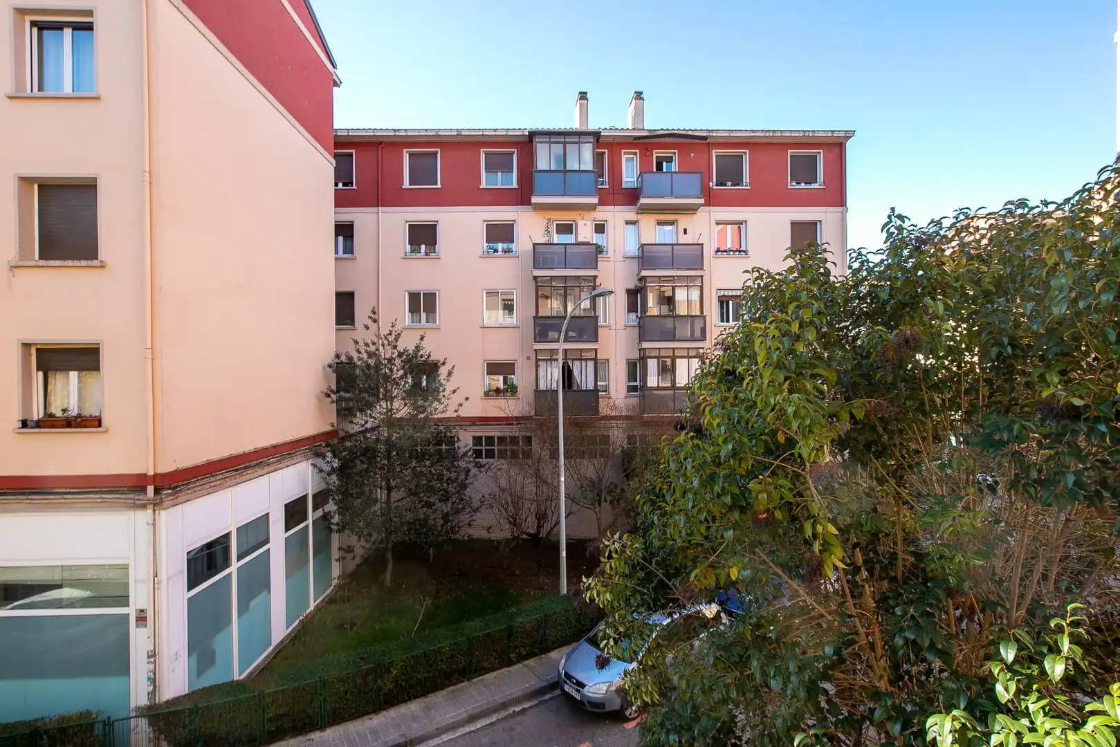 Exterior view of Flat for sale in  Pamplona / Iruña  with Heating, Terrace and Furnished