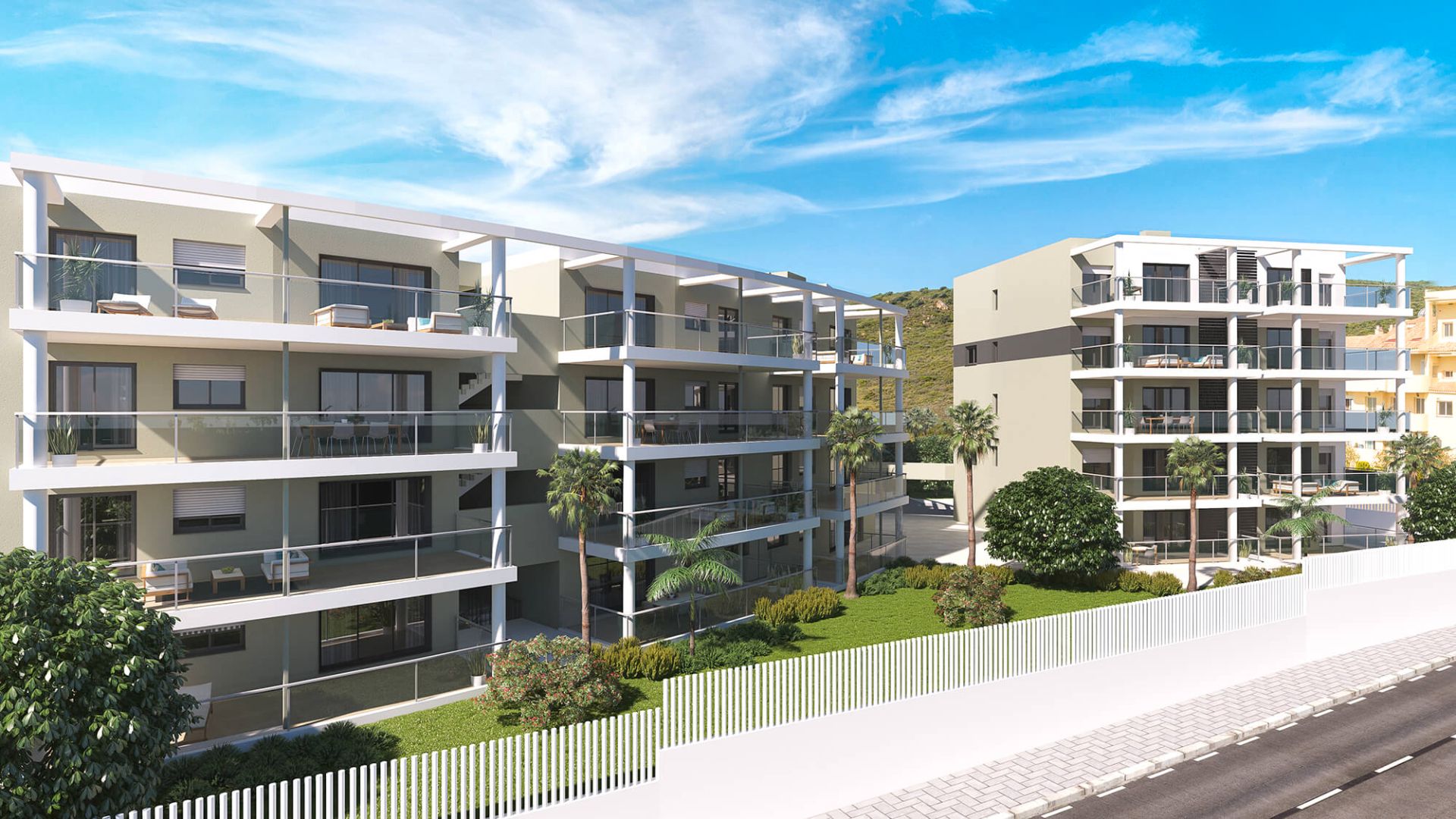 Exterior view of Apartment for sale in Manilva  with Air Conditioner, Private garden and Storage room