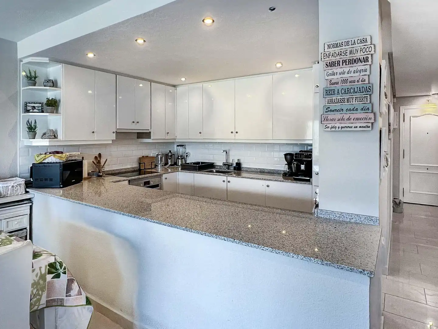 Kitchen of Apartments for sale in L'Alfàs del Pi  with Air Conditioner, Private garden and Terrace