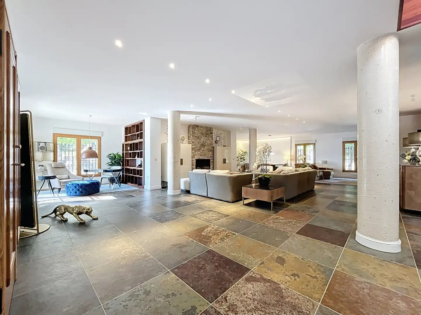 Sala de estar de Casa o chalet en venta en Benimantell con Aire acondicionado, Jardín privado y Terraza