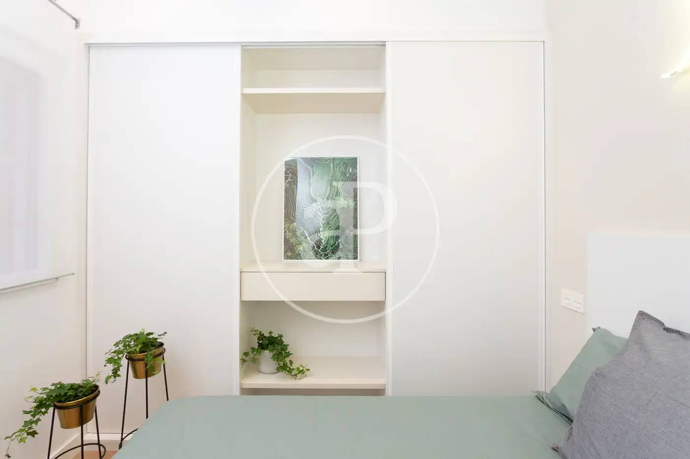 Schlafzimmer von Wohnung zum Verkauf in Madrid mit Klimaanlage, Heizung und Möbliert