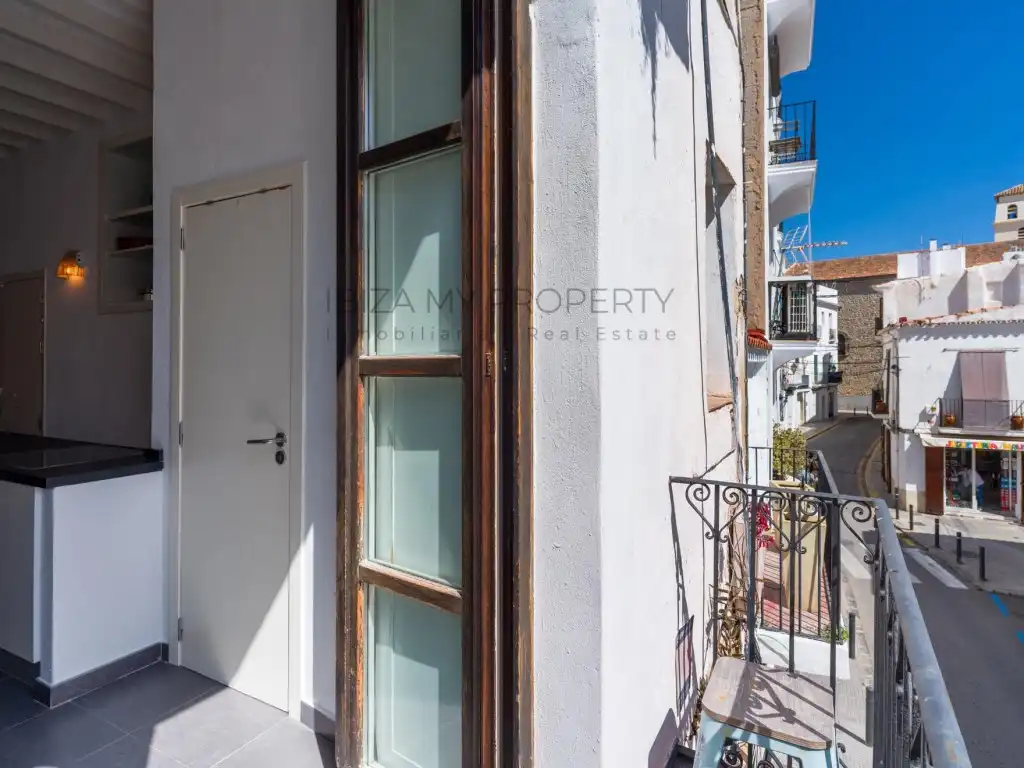 Terrasse von Wohnungen zum Verkauf in Eivissa mit Klimaanlage, Möbliert und Ofen