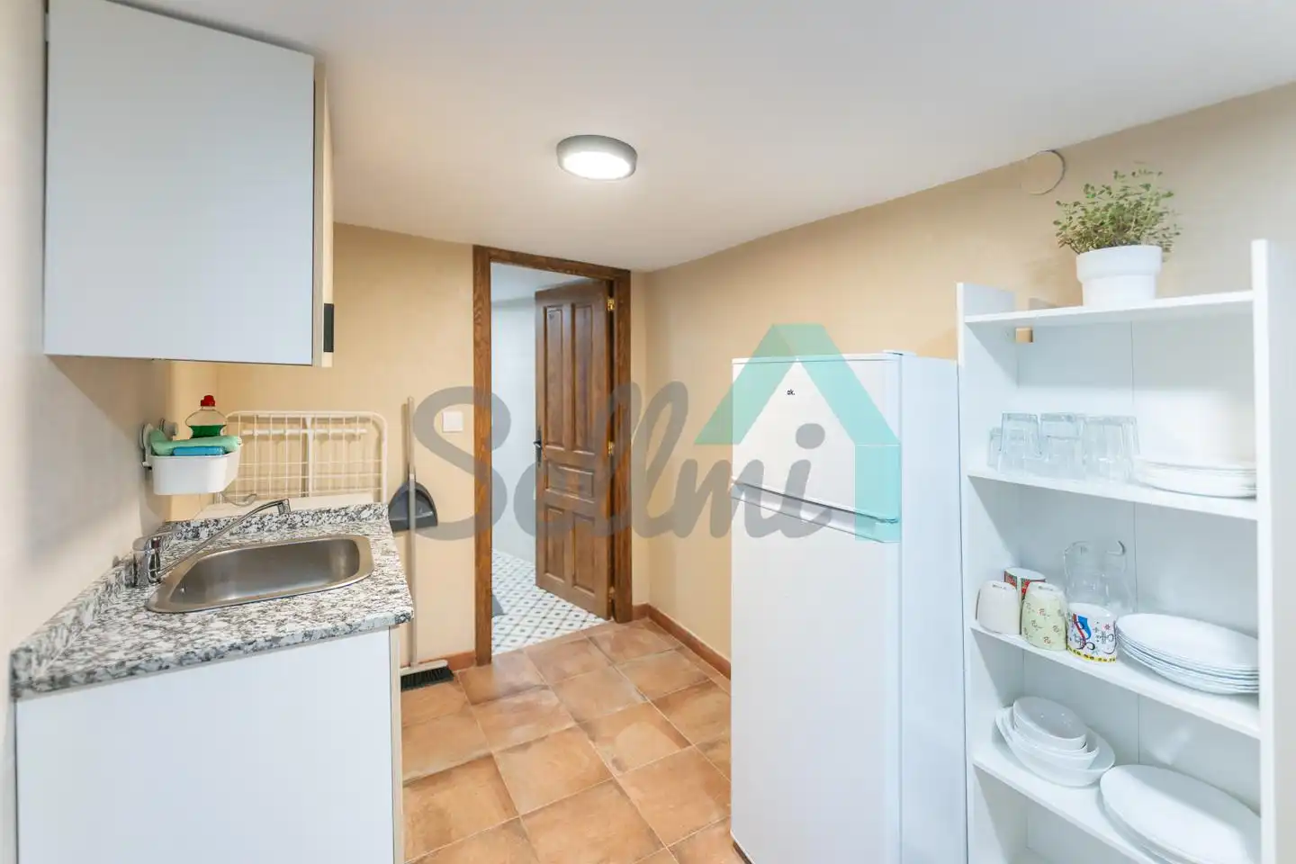 Küche von Wohnung zur Miete in Salas mit Heizung, Privatgarten und Möbliert