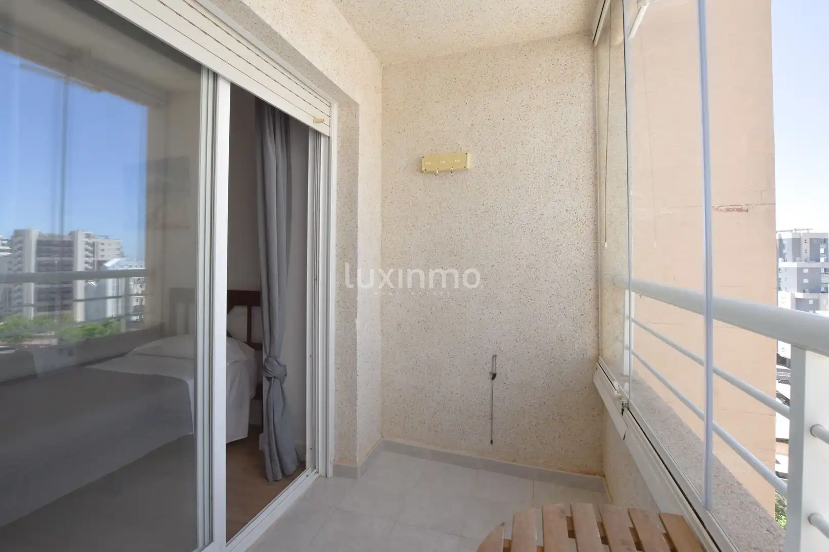 Bedroom of Flat for sale in Calpe / Calp  with Air Conditioner, Private garden and Terrace
