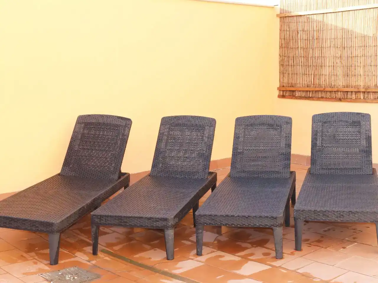 Terrasse von Dachboden zur Miete in Málaga Capital mit Klimaanlage und Balkon